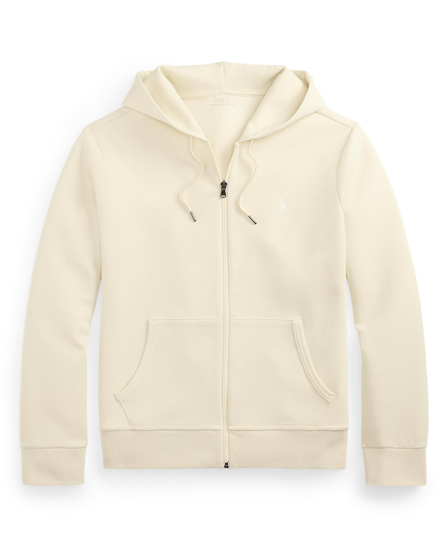 Polo Ralph Lauren Men's Double-Knit Full-Zip Hoodie - Guide Cream