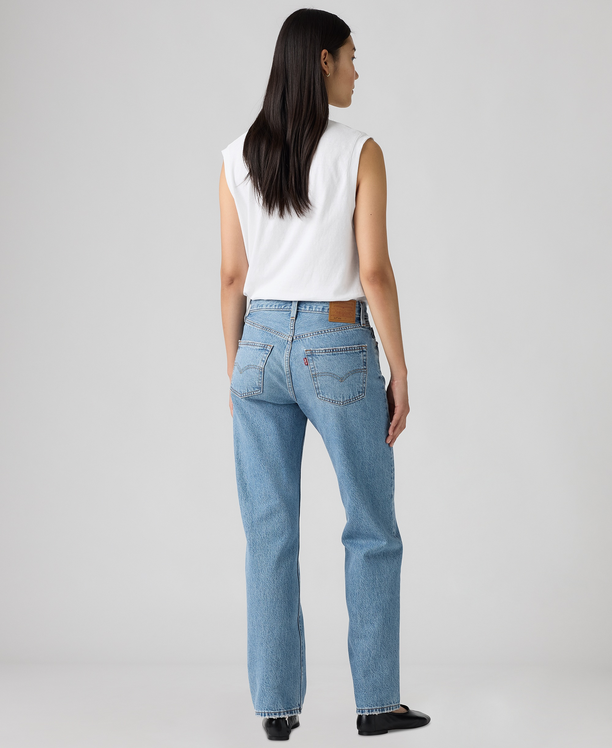 Levi's Premium Women's 501 90's Mid-Rise Straight-Fit Jeans 30" - In Love With You
