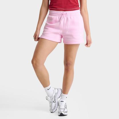 Women's Nike Sportswear Phoenix Fleece Mid-Rise 4" Shorts - Pink Foam