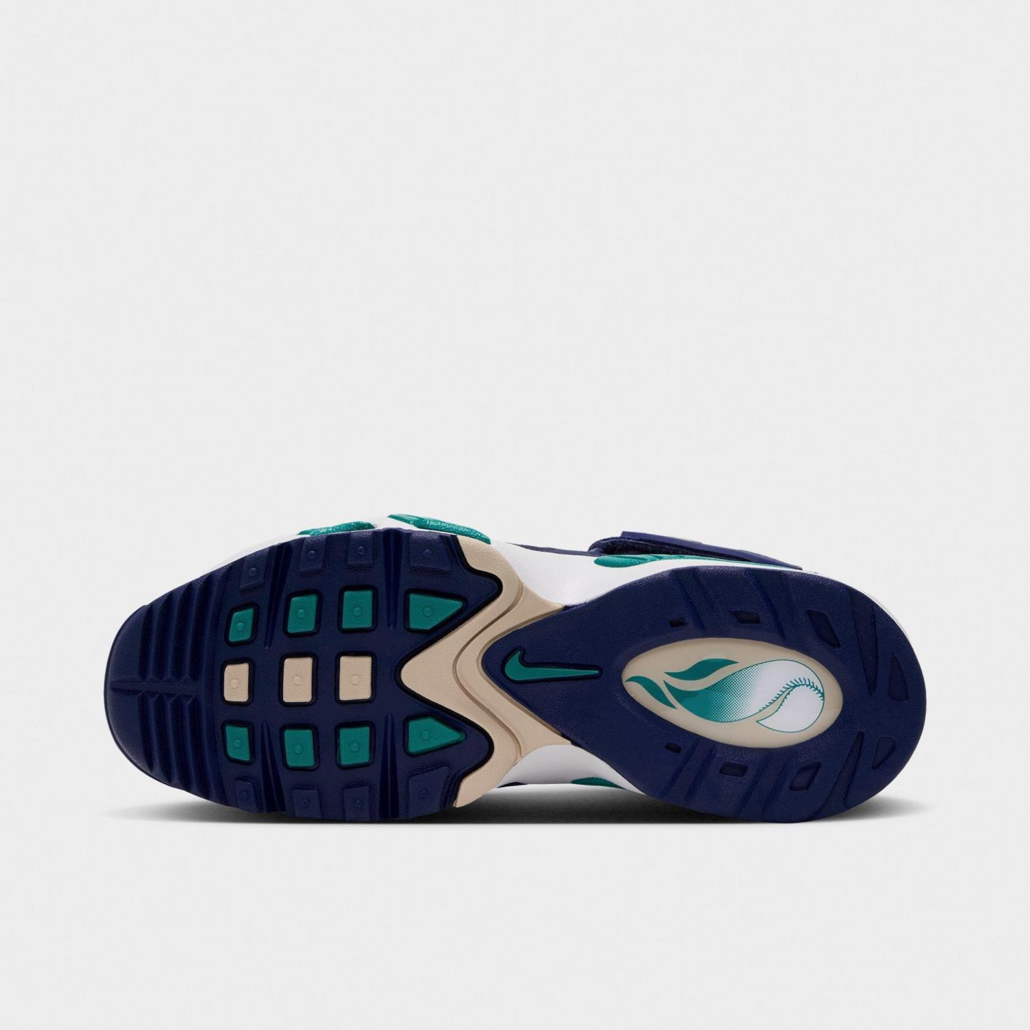 Big Kids' Nithtke Air Griffey Max 1 Casual Shoes - Midnight Navy/Team Gold/Fresh Water - Bottom view