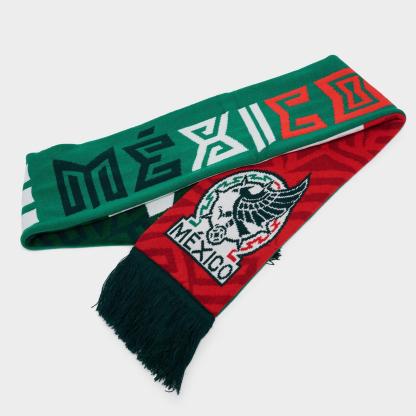 adidas FMF Mexico Scarf - Bold Green/Aurora Ivy - view 5