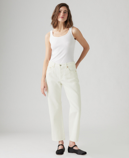 Levi's Premium Women's 501 90's Ankle Mid-Rise Straight-Fit Jeans - Blank Slate