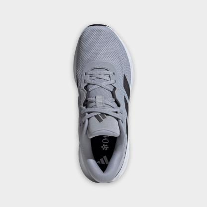 Men's adidas Galaxy 7 Running Shoes - Halo Silver/Carbon/Black - Top view