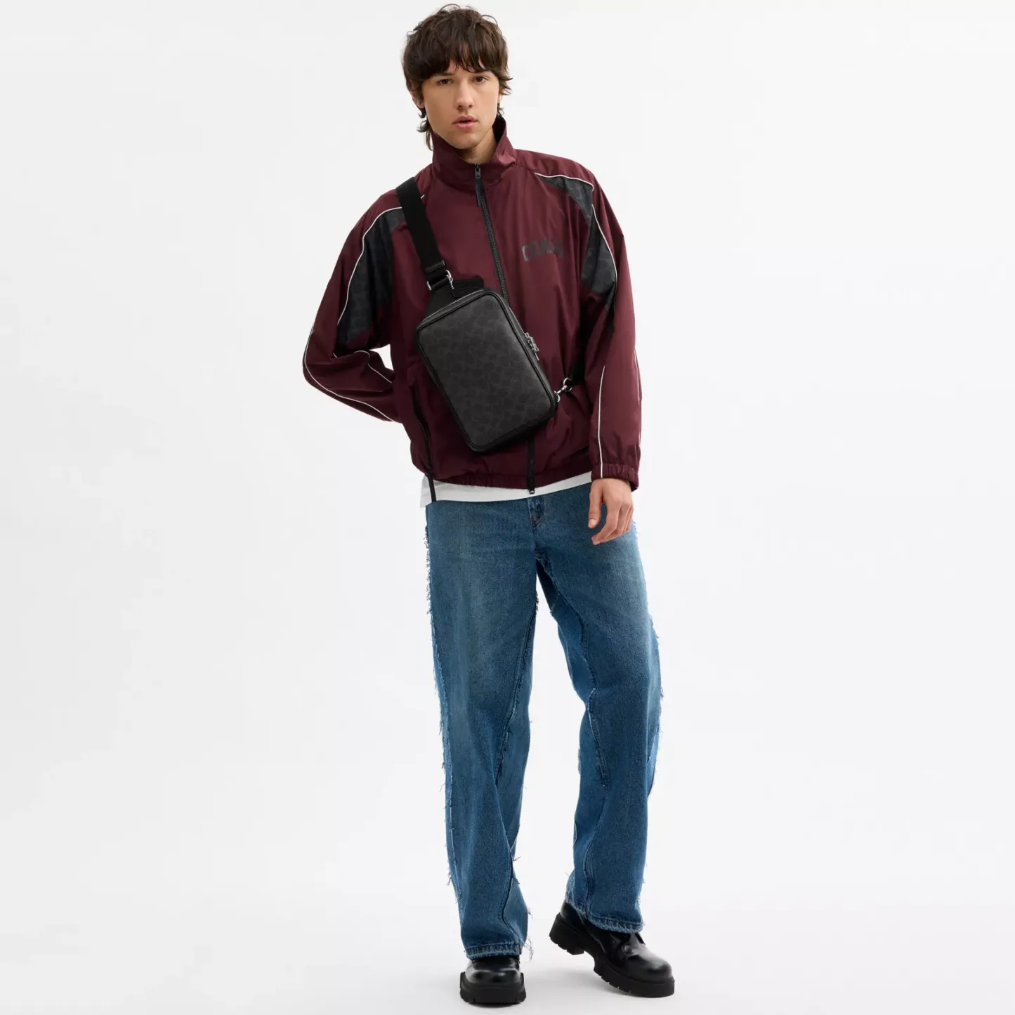 Ray Pack 17 In Signature Canvas - Silver/Black Signature - view 2