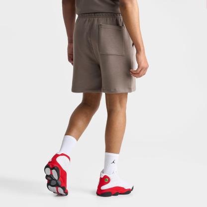 Men's Jordan Brooklyn Varsity Fleece Shorts - Olive Grey/Sail - view 4