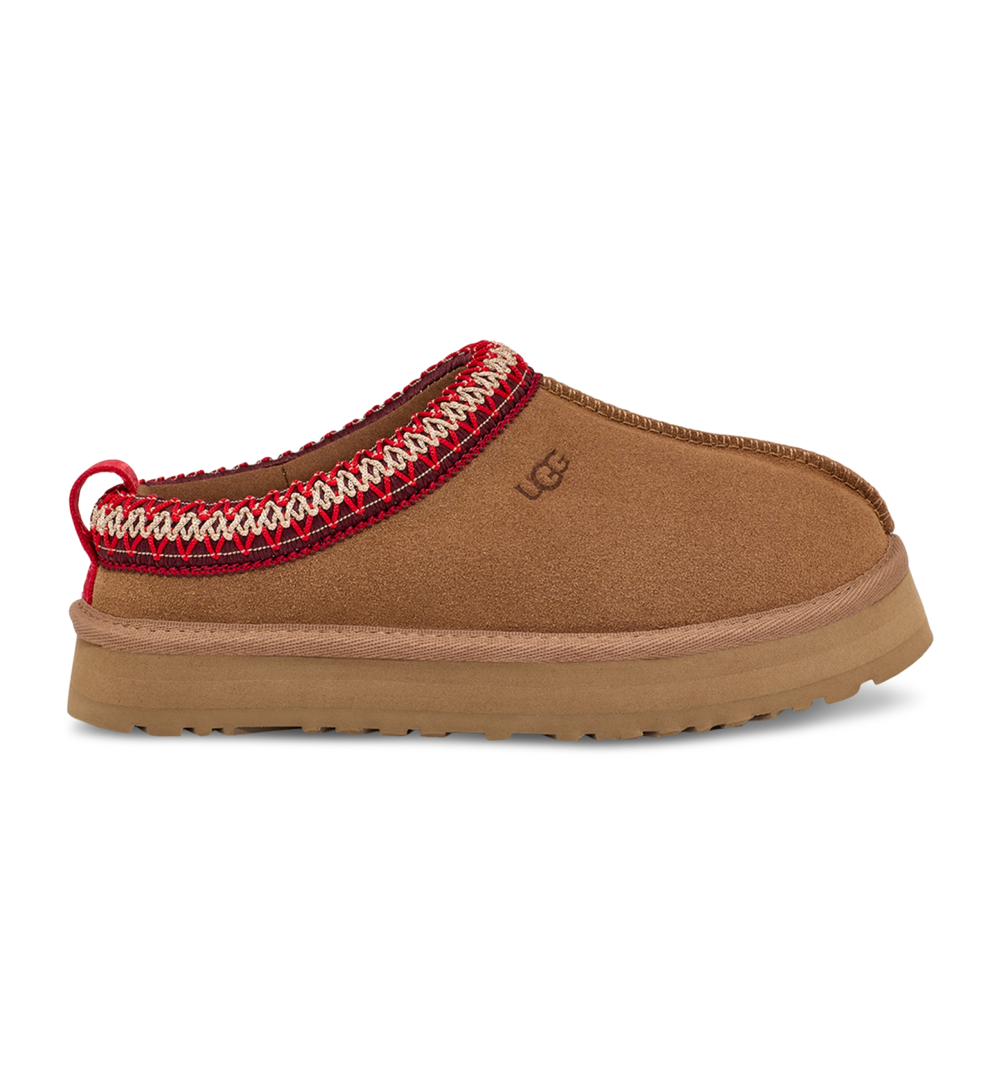 UGG® Kids Tazz Slip-On Clog Slippers - Chestnut