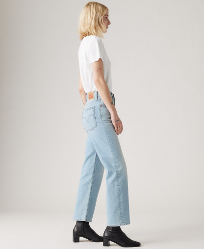 Levi's Women's Ribcage High-Rise Straight Ankle Jeans - Once In Awhile