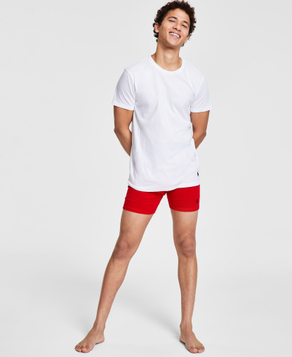 Polo Ralph Lauren Men's 3-Pack Classic Cotton Boxer Briefs - Andover Heather