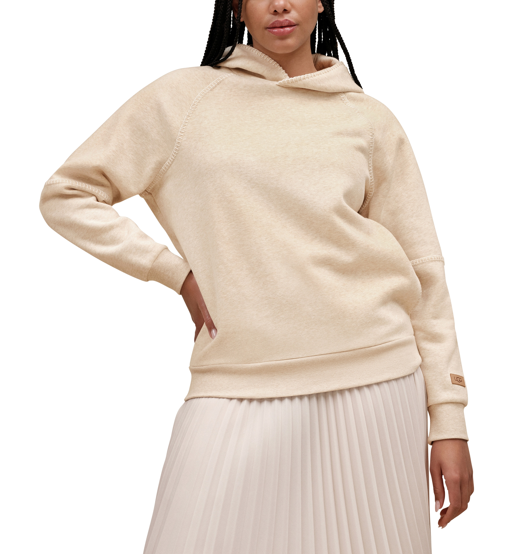 UGG Women's Classic Hoodie - Sand Heather