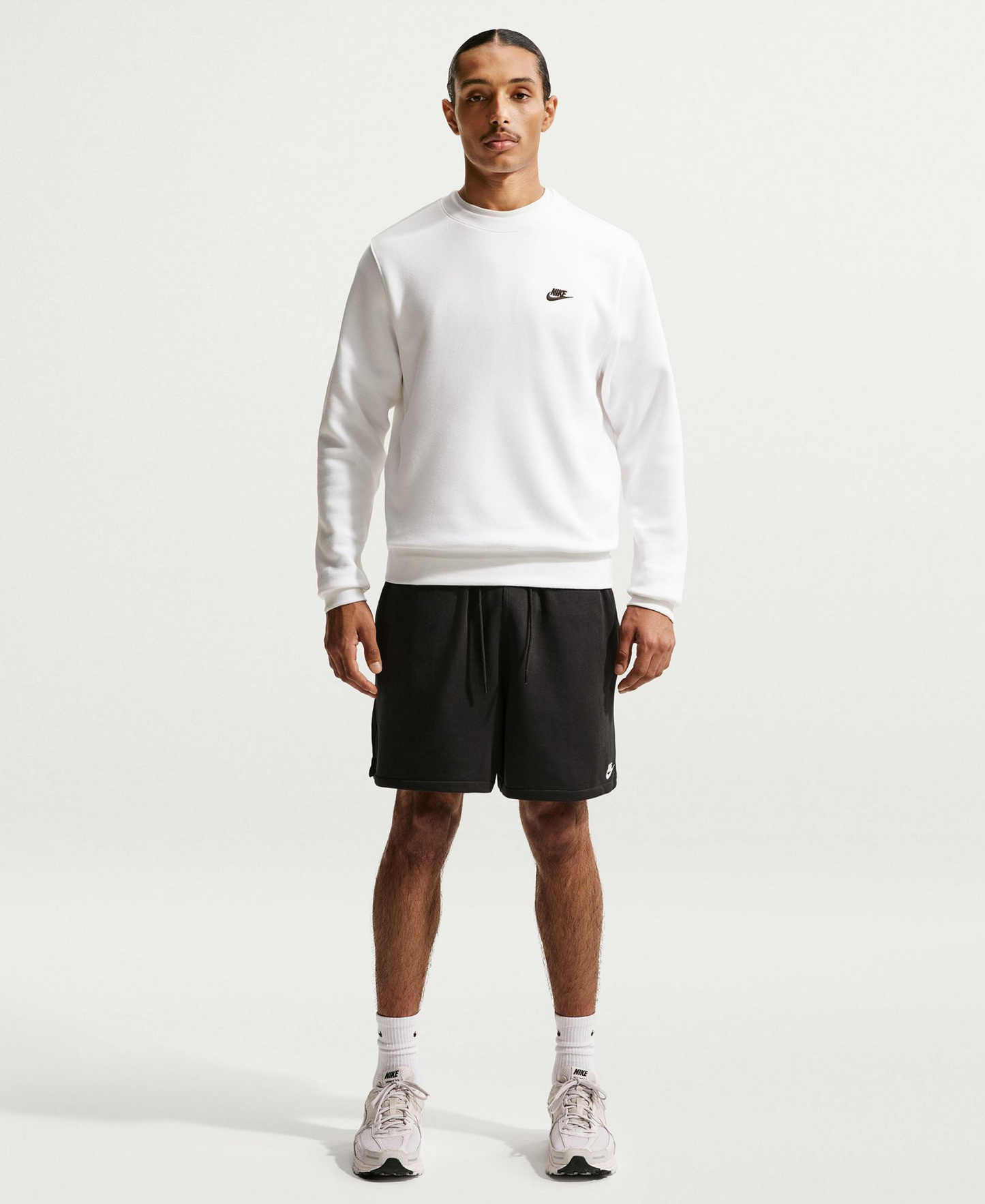 Nike Men's Club French Terry Flow Pull-On Shorts - Black