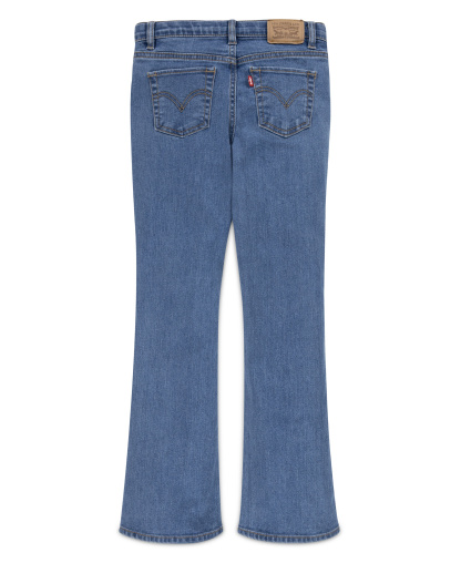 Levi's Girls' 7-16 Mid-Rise Classic Bootcut Denim Jeans - Light Blue