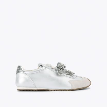 Kurt Geiger London Islington Bow Sneaker - White