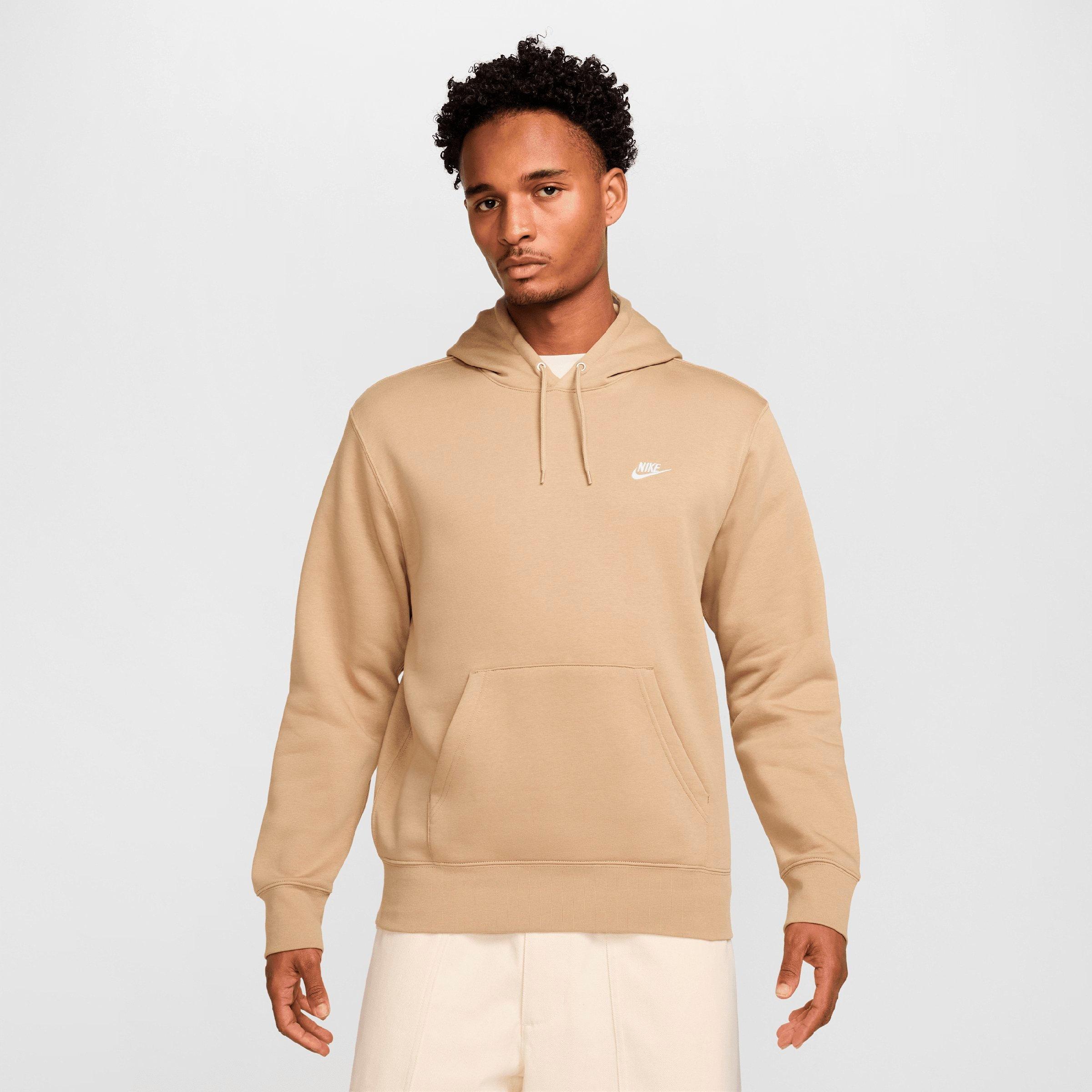 Men's Nithtke Club Fleece Premium Embroidered Pullover Hoodie - Part 1 - Parachute Beige/Parachute Beige/White