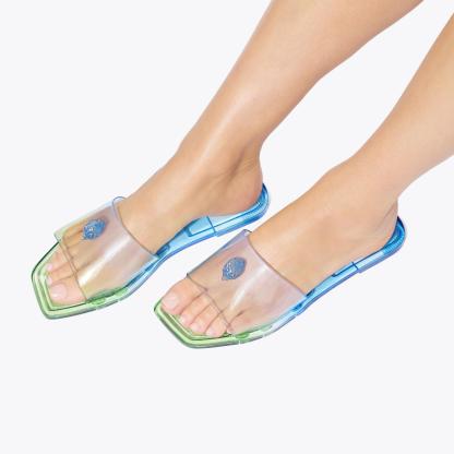 Kurt Geiger London Maddison Slide Sandal - Blue - view 2
