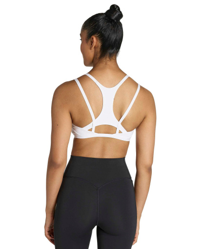 adidas Women's Optime Workout Strappy Light Support Training Bra - White