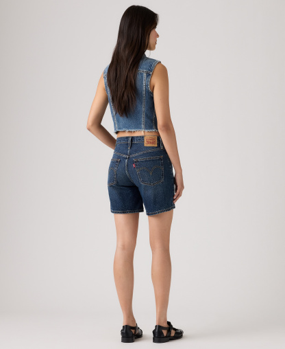Levi's Women's 501® Mid-Thigh High-Rise Straight-Fit Denim Shorts - Believe Not Short