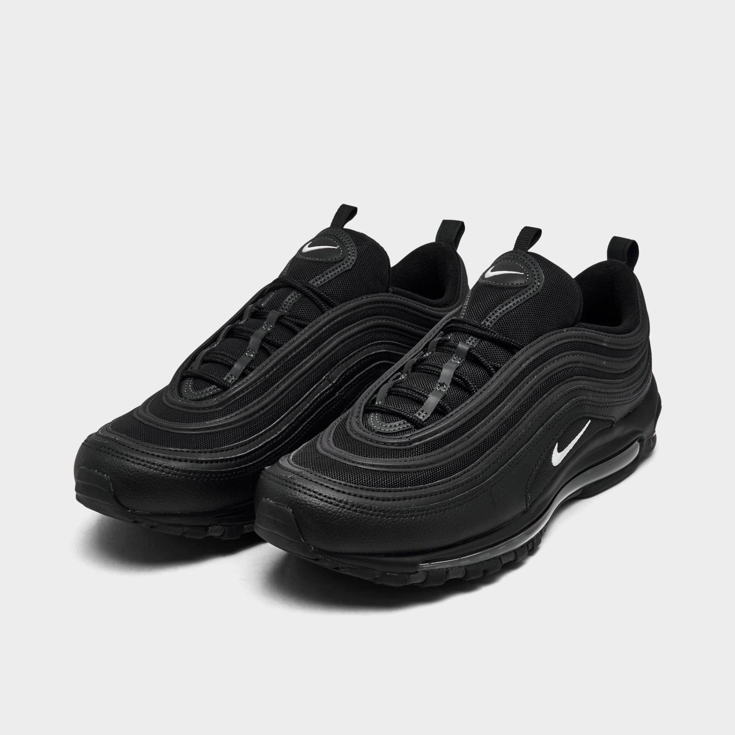 Men's Nithtke Air Max 97 Casual Shoes - Black/Anthracite/White - Both shoes facing left