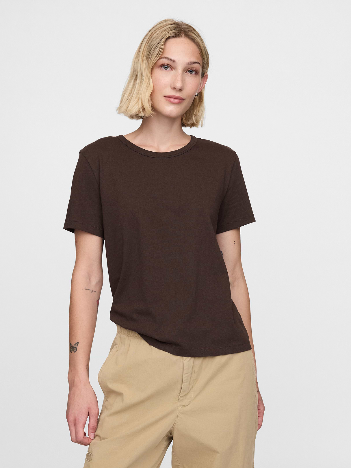Organic Cotton VintageSoft T-Shirt - terra brown