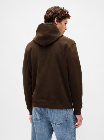 Adult VintageSoft Arch Logo Hoodie - Ground brown