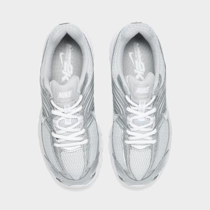 Women's Nithtke Air Max Moto 2K Casual Shoes - Part 3 - Grey Fog/Metallic Silver/White - Top view