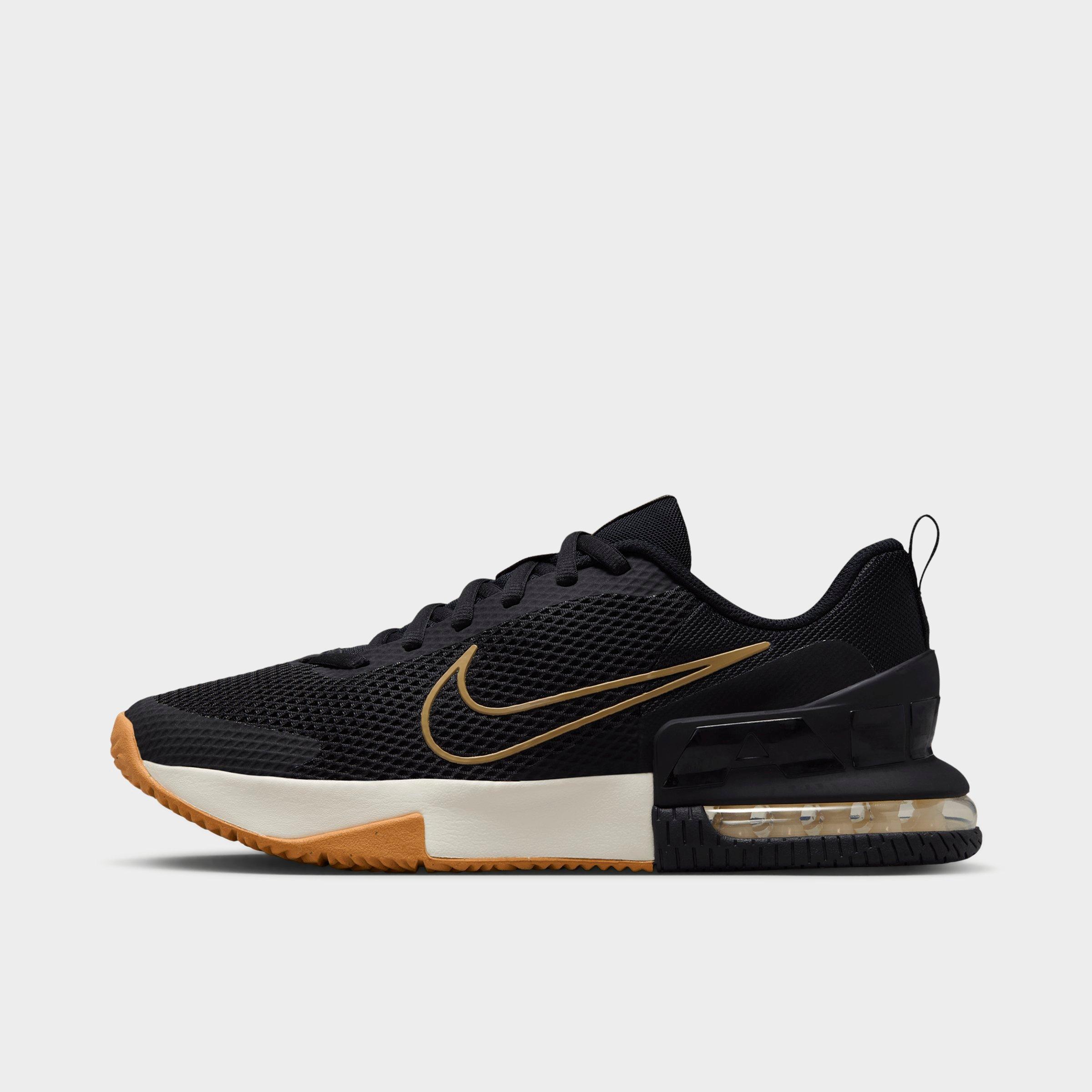 Men's Nithtke Air Max Alpha Trainer 6 Training Shoes - Part 3 - Black/Sail/Gum Light Brown/Parachute Beige - Left shoe facing left. Outside of the shoe.