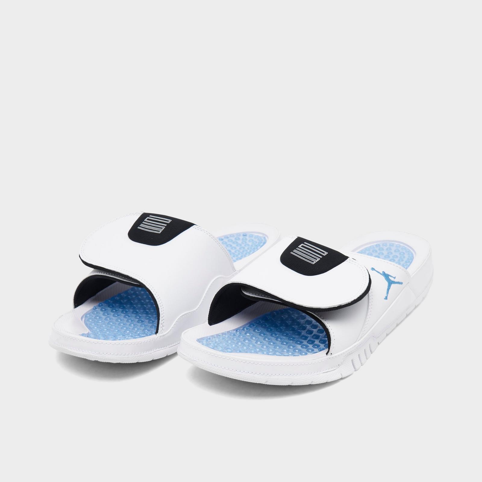 Men's Jordan Hydro 11 Retro Slide Sandals - White/Legend Blue/Black - view 2