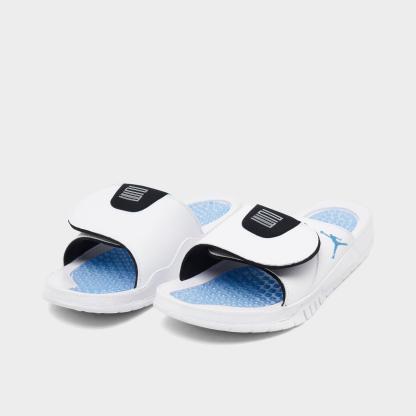 Men's Jordan Hydro 11 Retro Slide Sandals - White/Legend Blue/Black - view 2