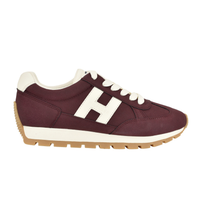 Tommy Hilfiger Women's Hatina Chunky Sole Lace-Up Sneakers - Dark Red