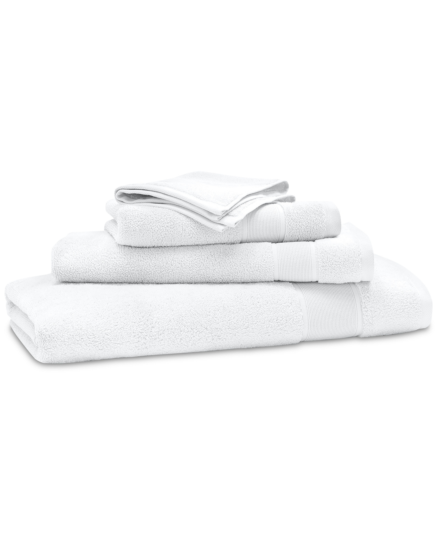 Lauren Ralph Lauren Sanders Solid Antimicrobial Cotton Bath Towel, 30" x 56" - White