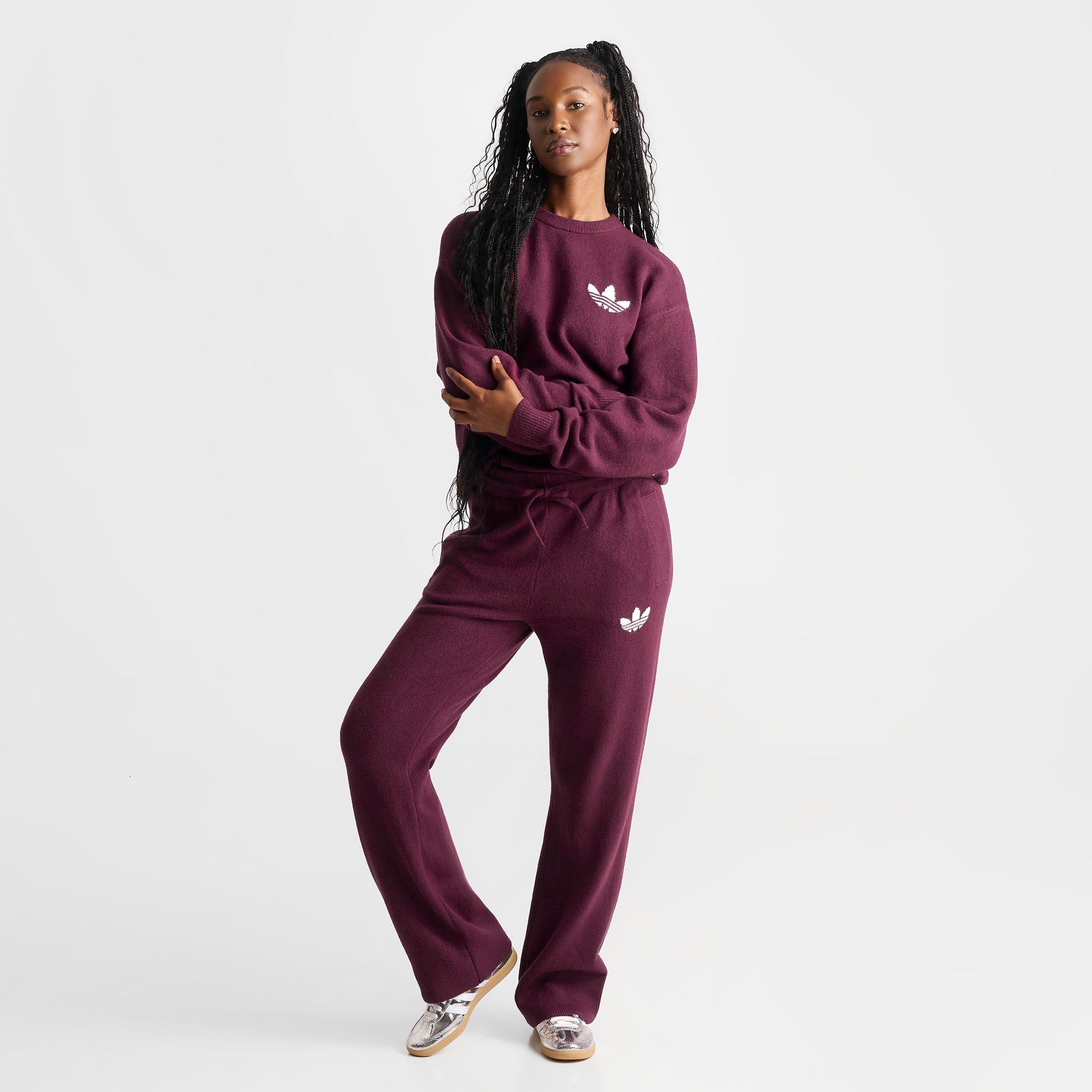 Women's adidas Originals Athletic Dept. Knitted Sweater - Maroon