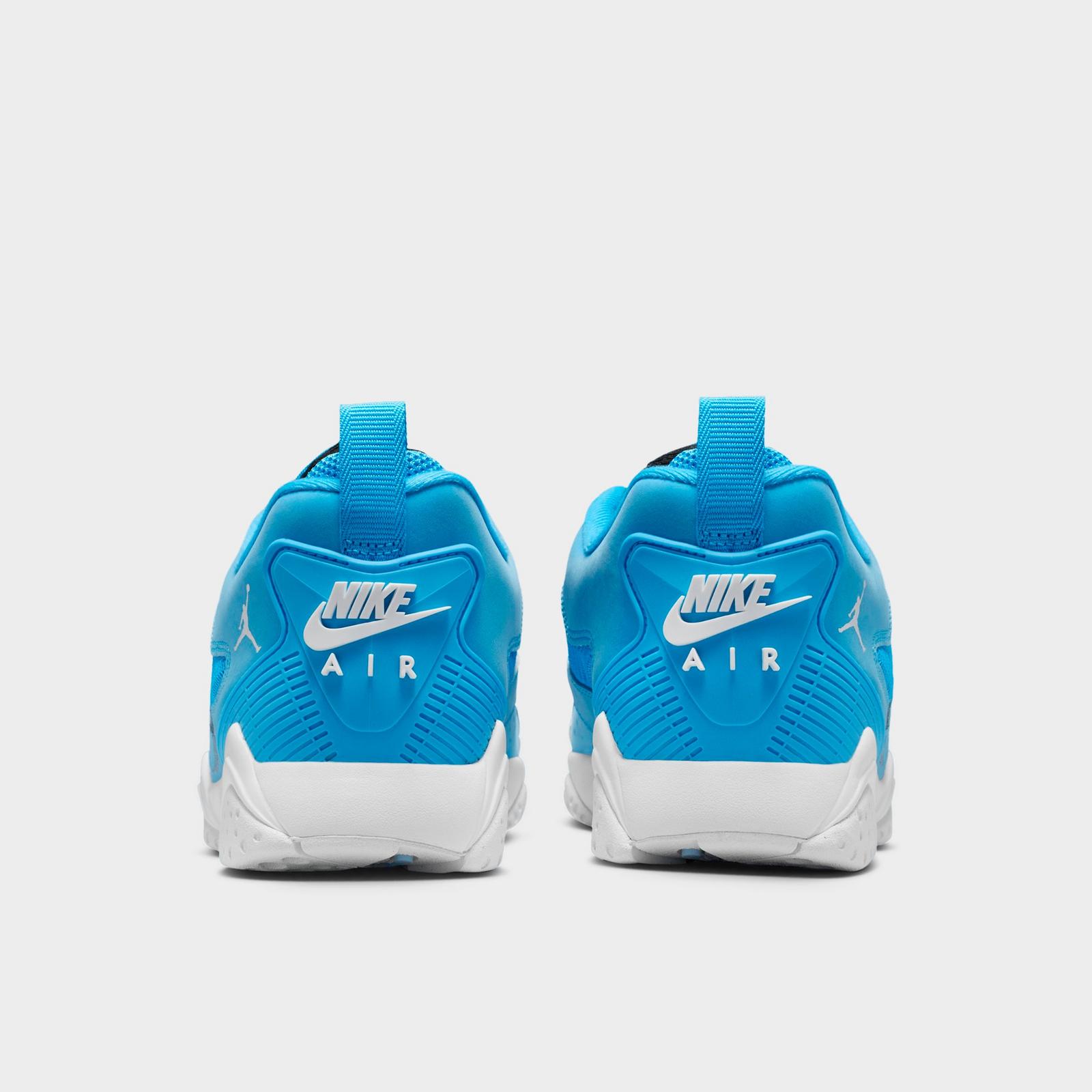 Men's Air Jordan MVP 92 Casual Shoes - University Blue/Black/White - Left shoe facing left. Outside of the shoe. - view 4