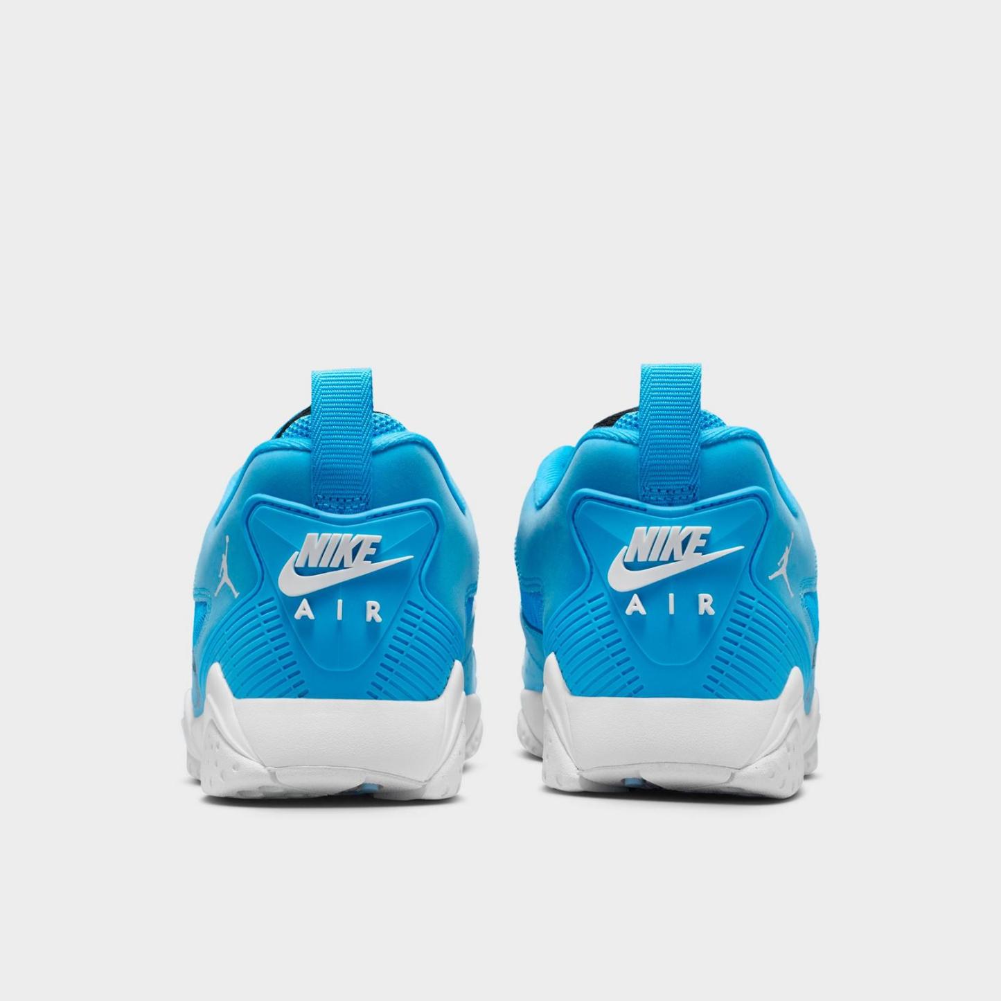 Men's Air Jordan MVP 92 Casual Shoes - University Blue/Black/White - Left shoe facing left. Outside of the shoe. - view 4