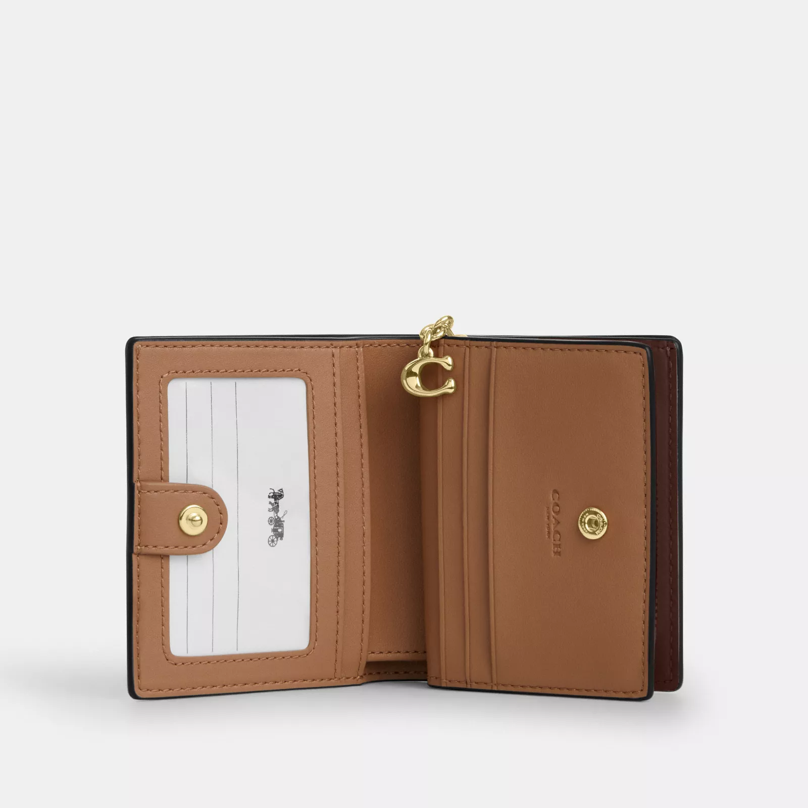 Snap Wallet With Charm - Gold/Maple - view 3