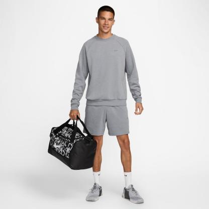 Men's Nike Primary Dri-FIT UV Versatile Crewneck Sweatshirt - Cool Grey/Heather/Cool Grey