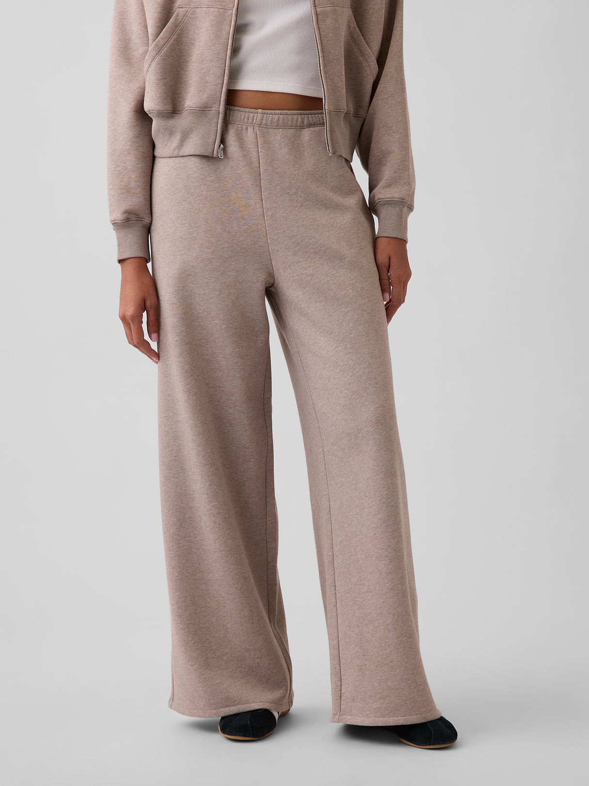 VintageSoft Baggy Sweatpants - Light brown
