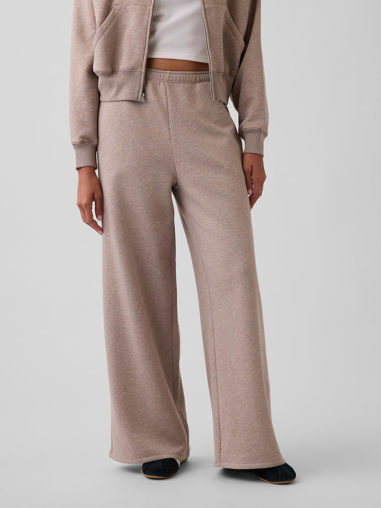 VintageSoft Baggy Sweatpants - Light brown