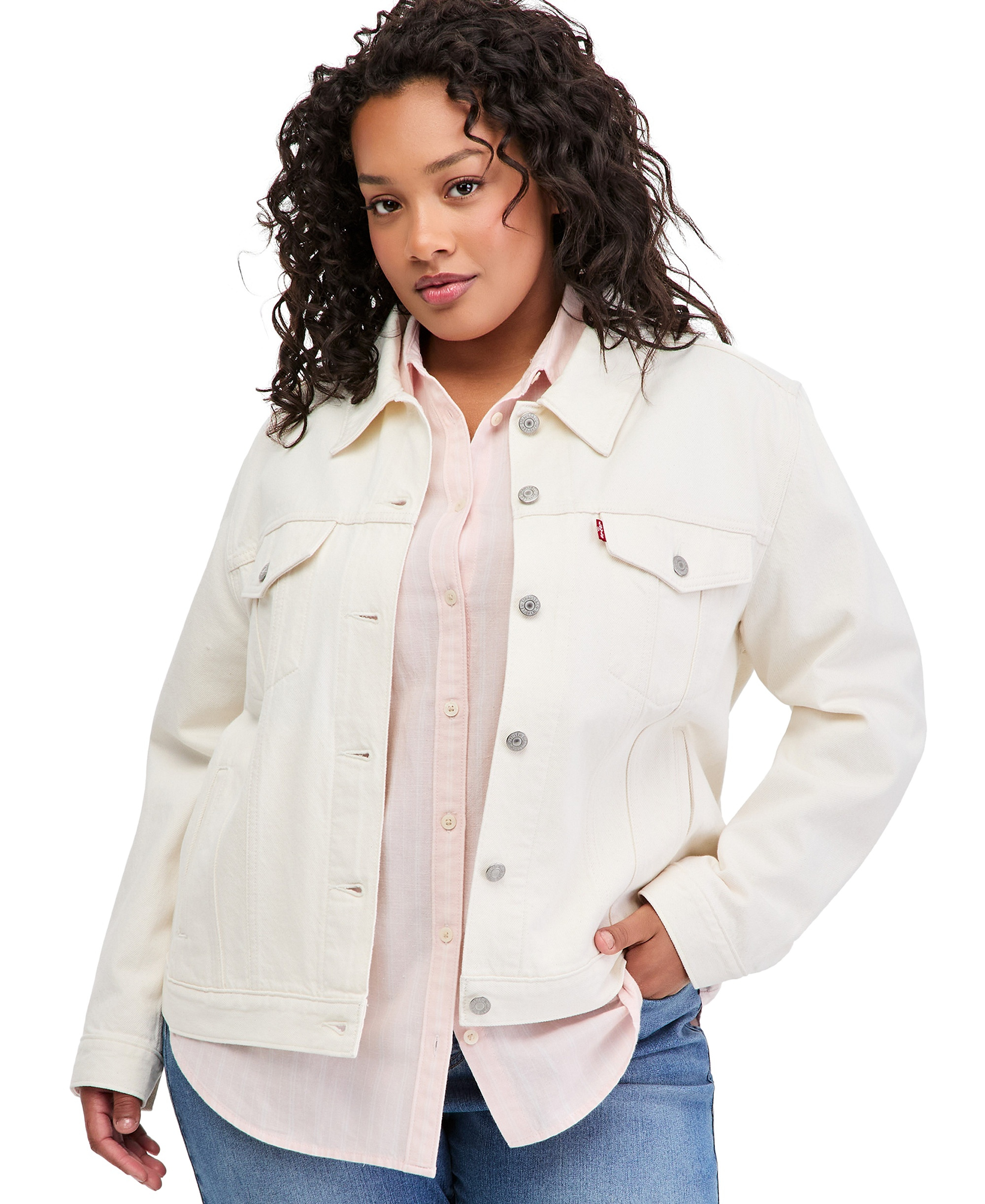 Levi's Women's Original Cotton Denim Trucker Jacket - Blank Impact
