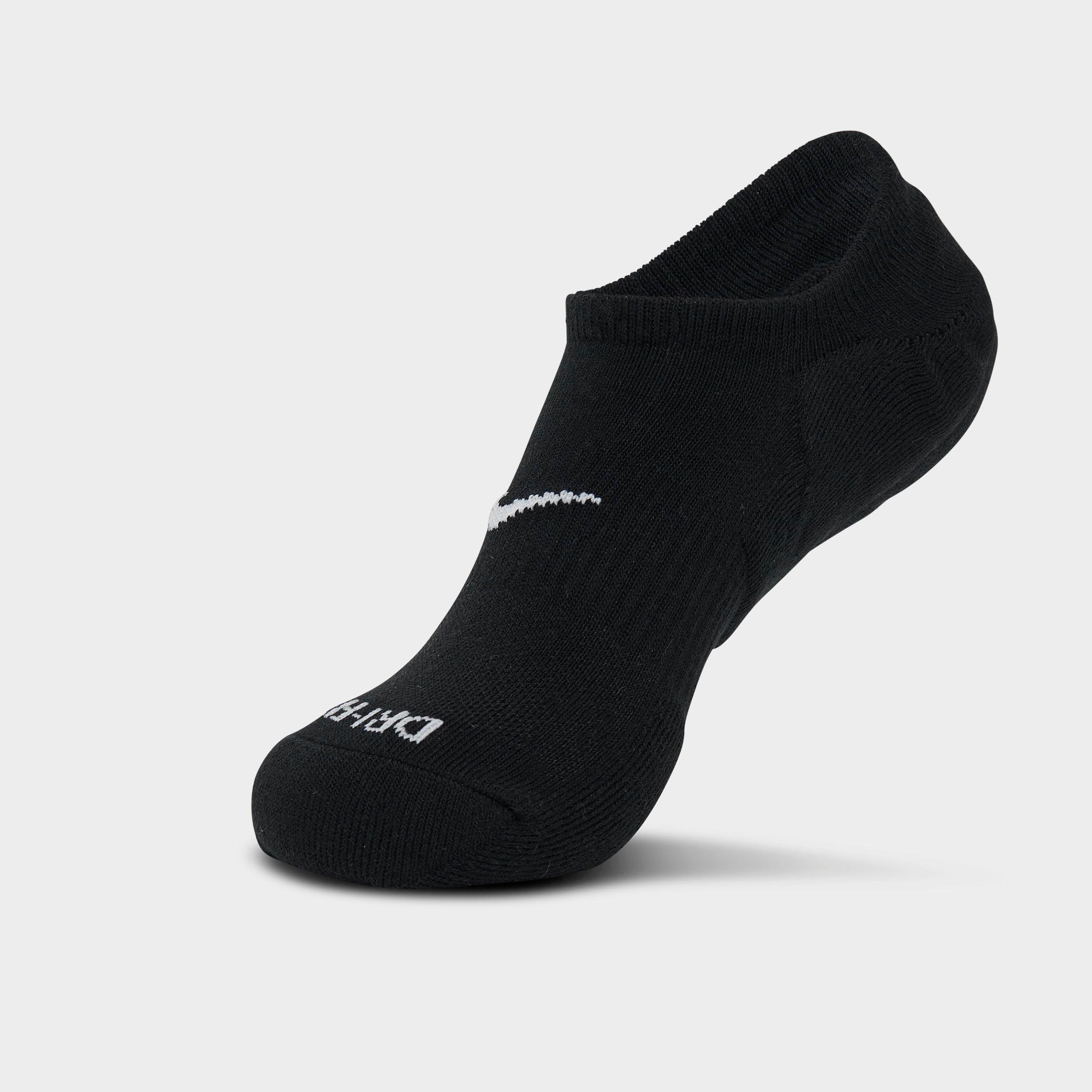 Women's Nithtke Everyday Plus Cushioned Training Footie Socks (3-Pack) - Black/White