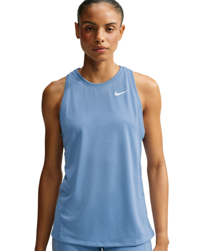 Nike Women's Dri-FIT Training Tank Top - Work Blue/white
