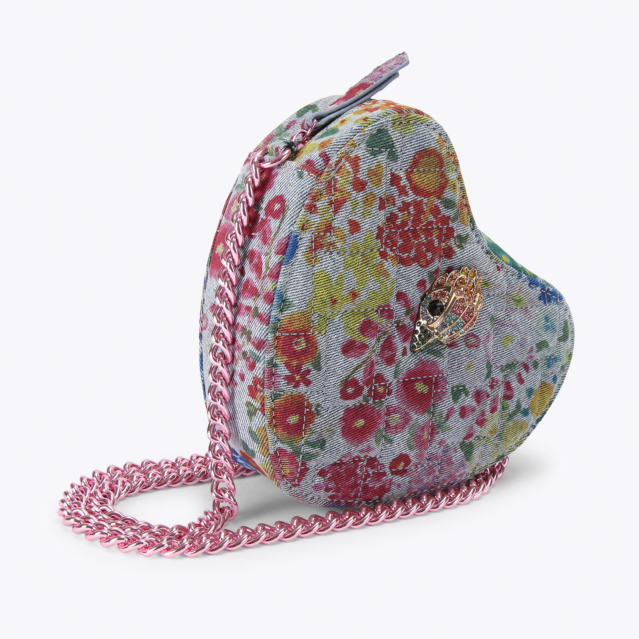 Kurt Geiger London Kensington Heart Cross Body Bag - Blue - view 3