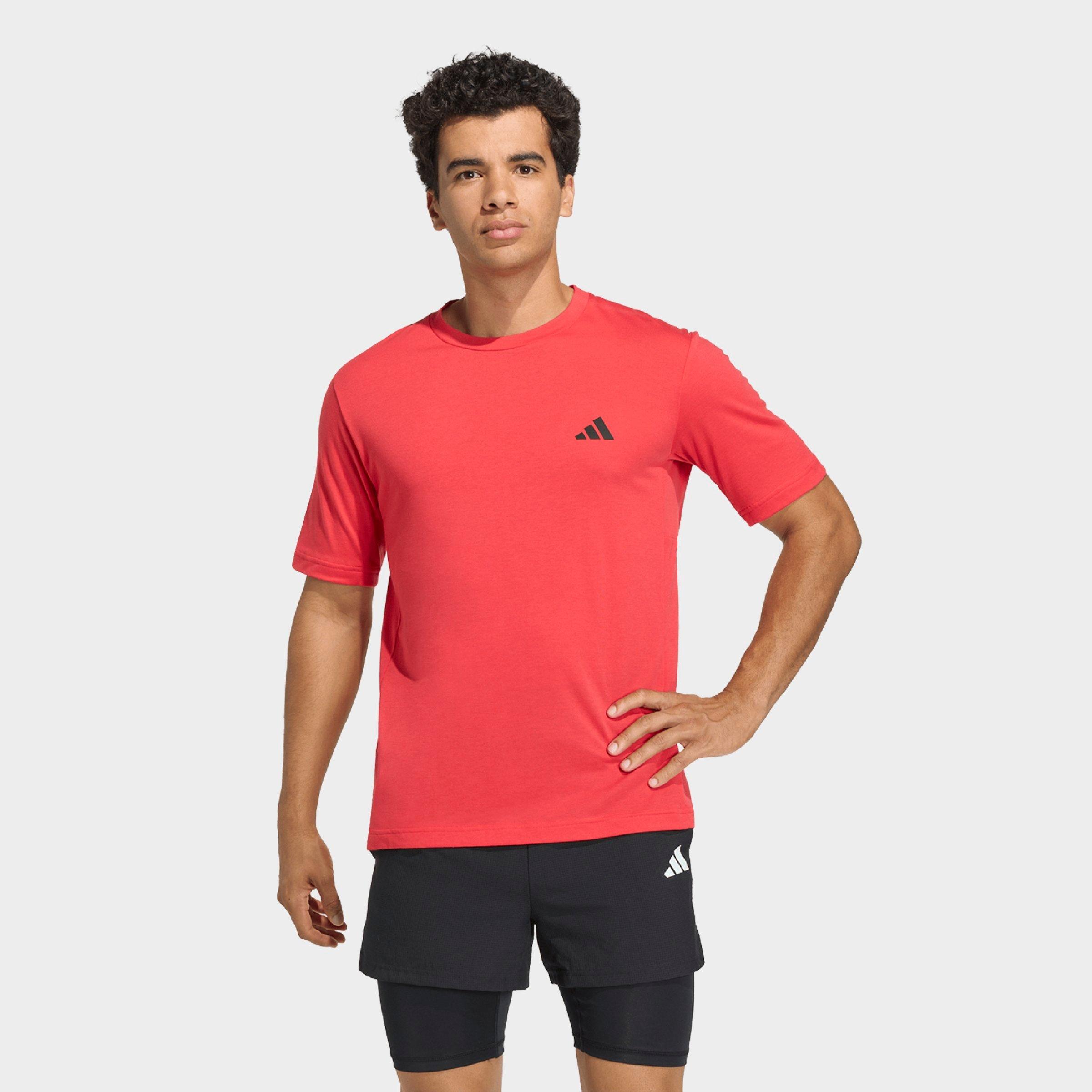 Men's adidas Workout Essentials Feelready T-Shirt - Pure Ruby