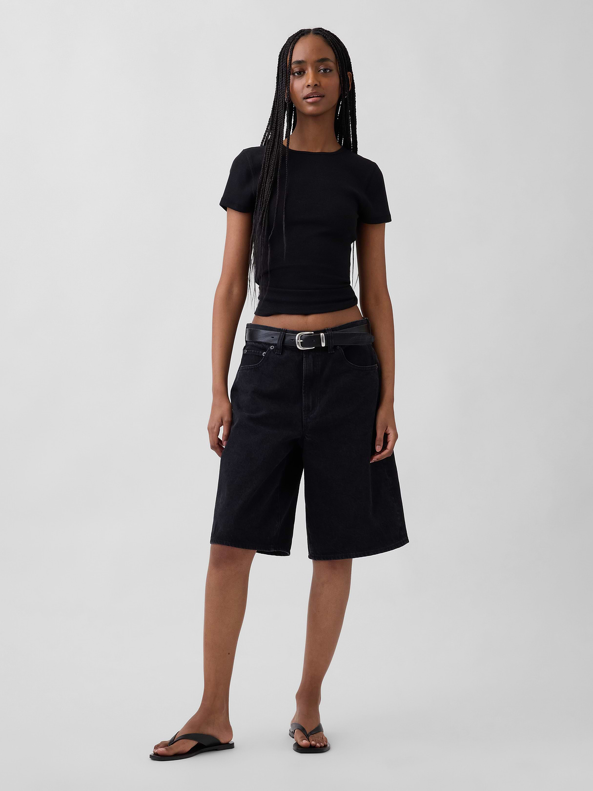 Modern Rib T-Shirt - Black