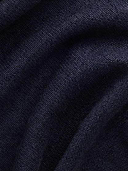 Knit Triangle Scarf - Navy uniform