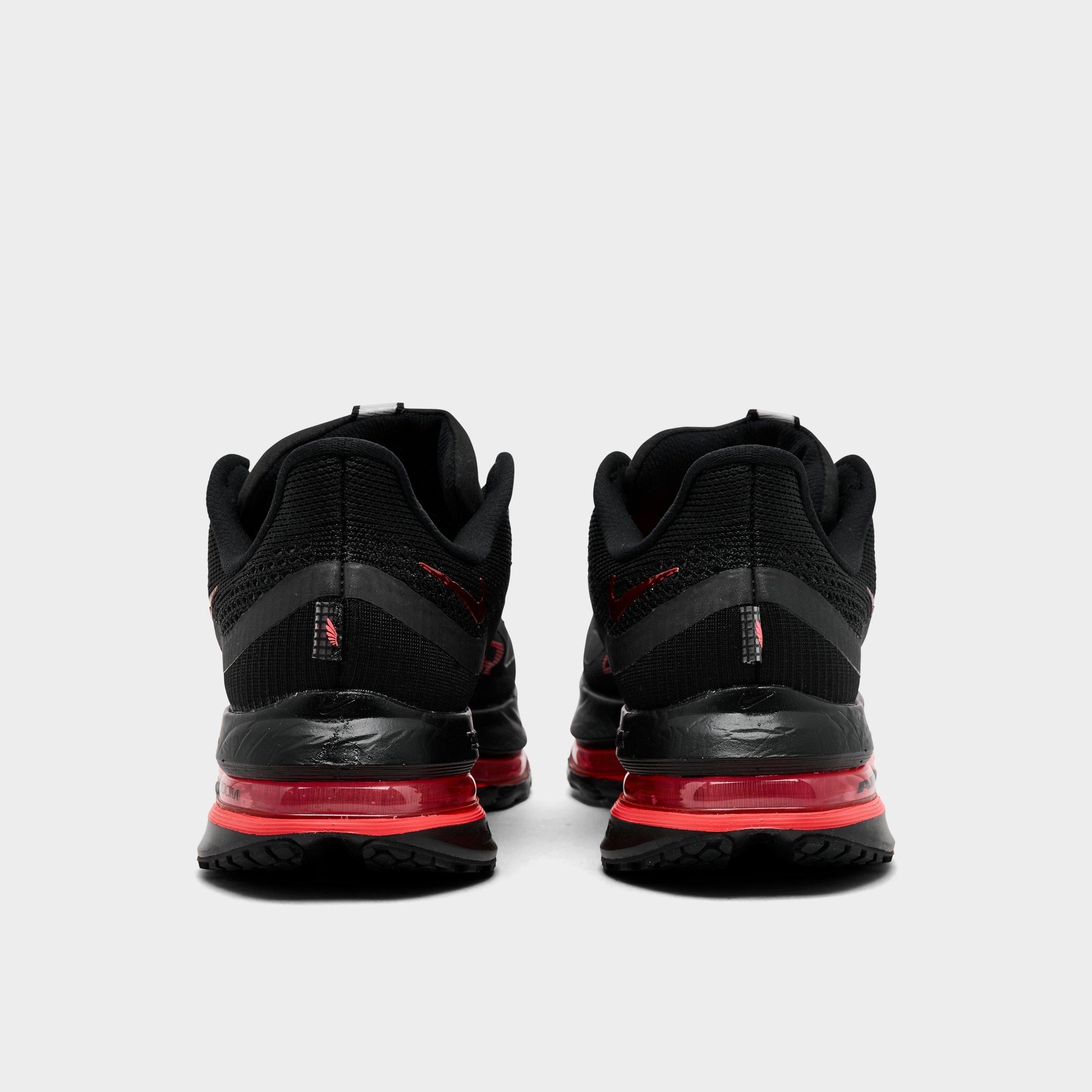 Women's Nithtke Pegasus Premium Running Shoes - Part 2 - Black/Anthracite/Hot Lava - Back view