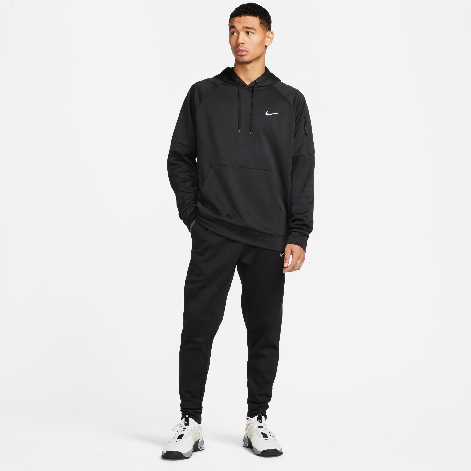 Men's Nithtke Therma-FIT Tapered Fitness Sweatpants - Black/Black/White