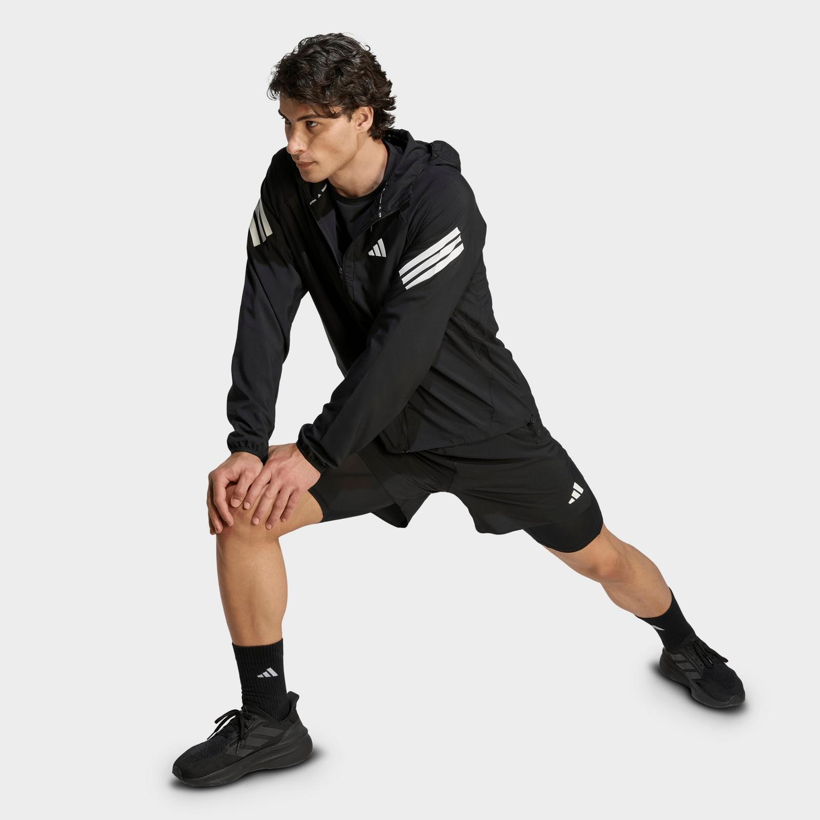 Men's adidas adi365 Iconic Formotion Five-Pocket 2-In-1 Running Shorts - Black - view 2