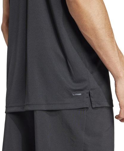 adidas Men's Club Tennis Climacool 3-Stripes Polo Shirt - Black