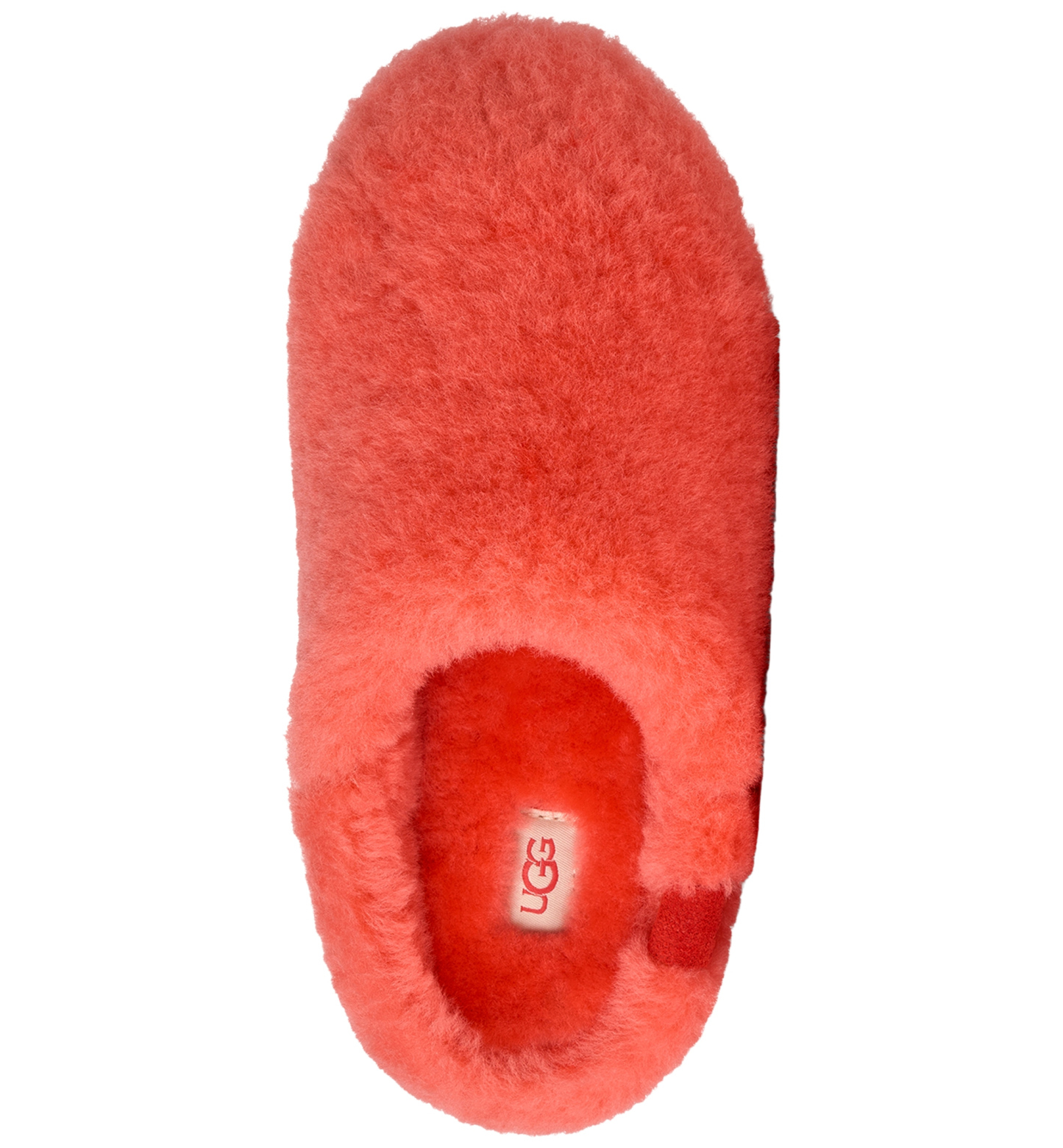 UGG® Women's Elea Fluffed Slip-On Slippers - Orange Gerbera