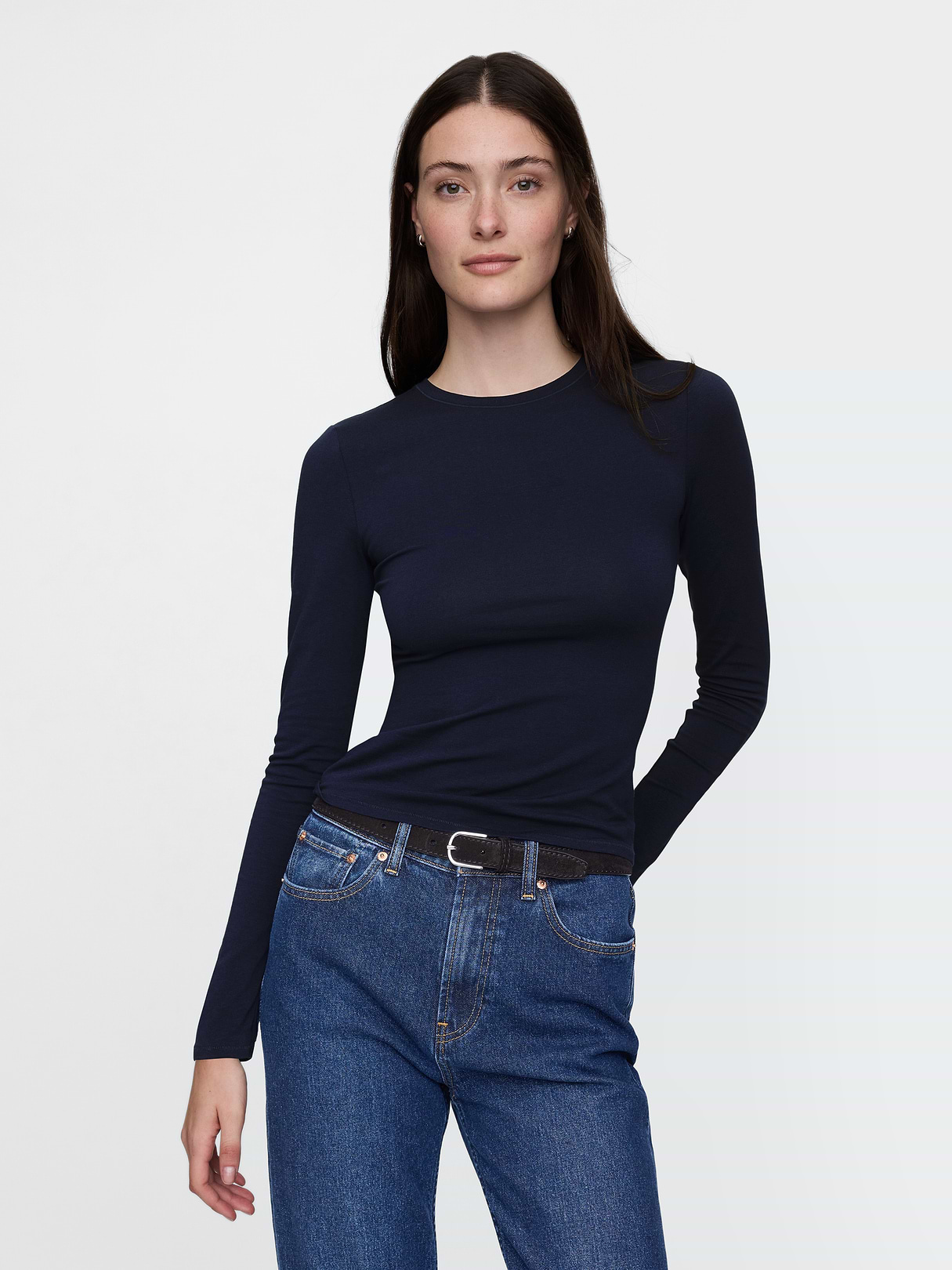 CloseKnit Jersey T-Shirt - Navy blue
