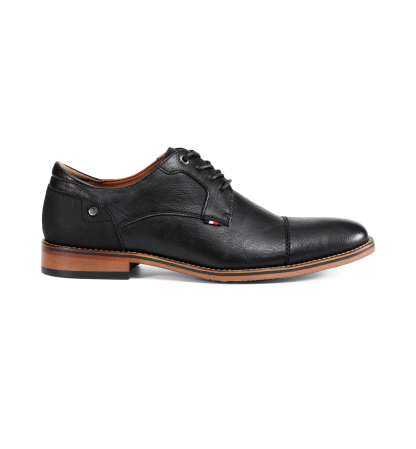 Tommy Hilfiger Men's Barmi Cap Toe Lace Up Oxford Shoes - Black
